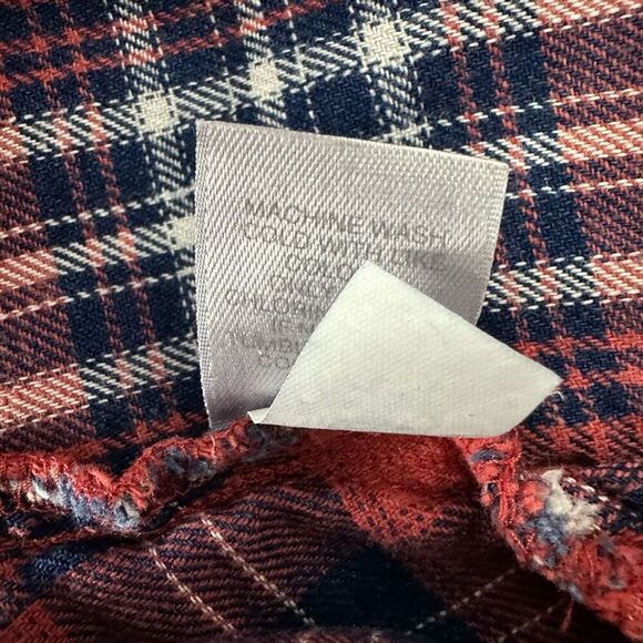 J. Jill Denim Tunic Length Flannel Shirt size medium - Picture 7 of 7